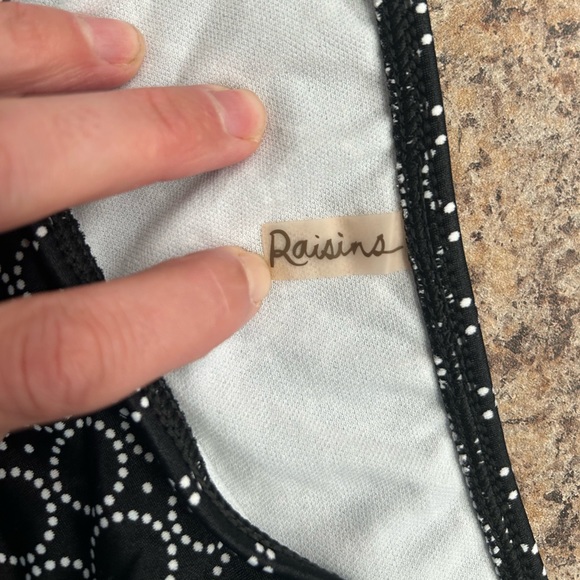 Raisins Bikini Bottoms, Black/White, Size S NWOT - Picture 2 of 4